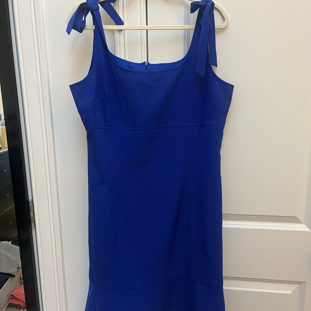 Chic Blue Sleeveless Dress